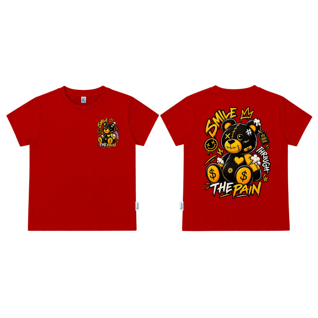 KAOS ATASAN PENDEK SERIES HUSTLE SIME PAIN
