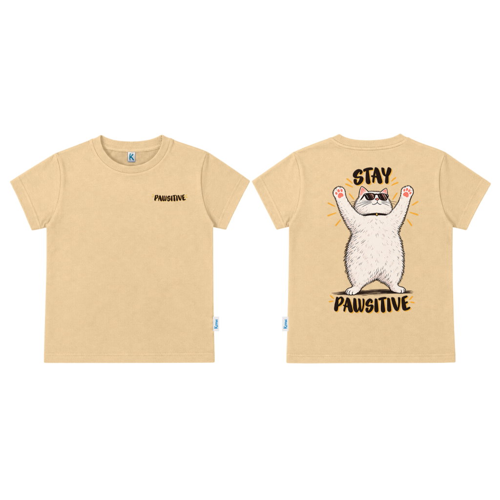 KAOS ATASAN PENDEK SERIES HUSTLE PAWSTIVE