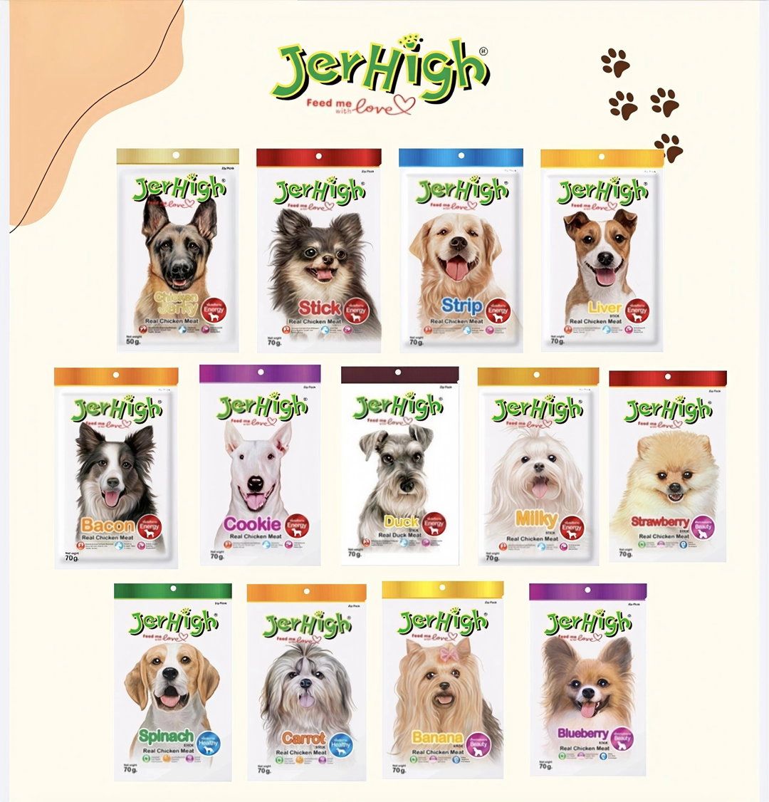 Jerhigh Dog Treats 70g