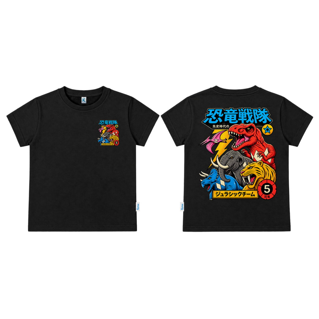 KAOS ATASAN PENDEK SERIES HUSTLE DINORANGER