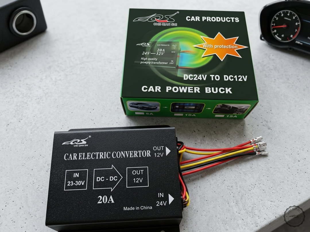  Car Power Buck / Electric Convertor (24V to 12V)