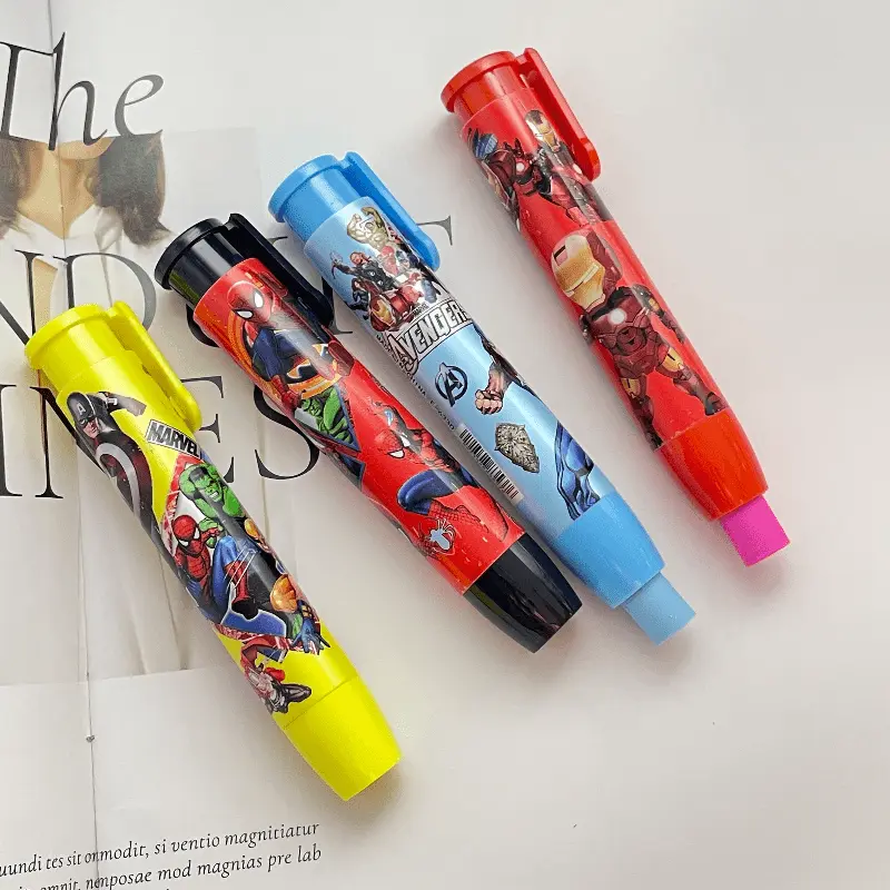 Pen-Shaped Erasers For Girls 