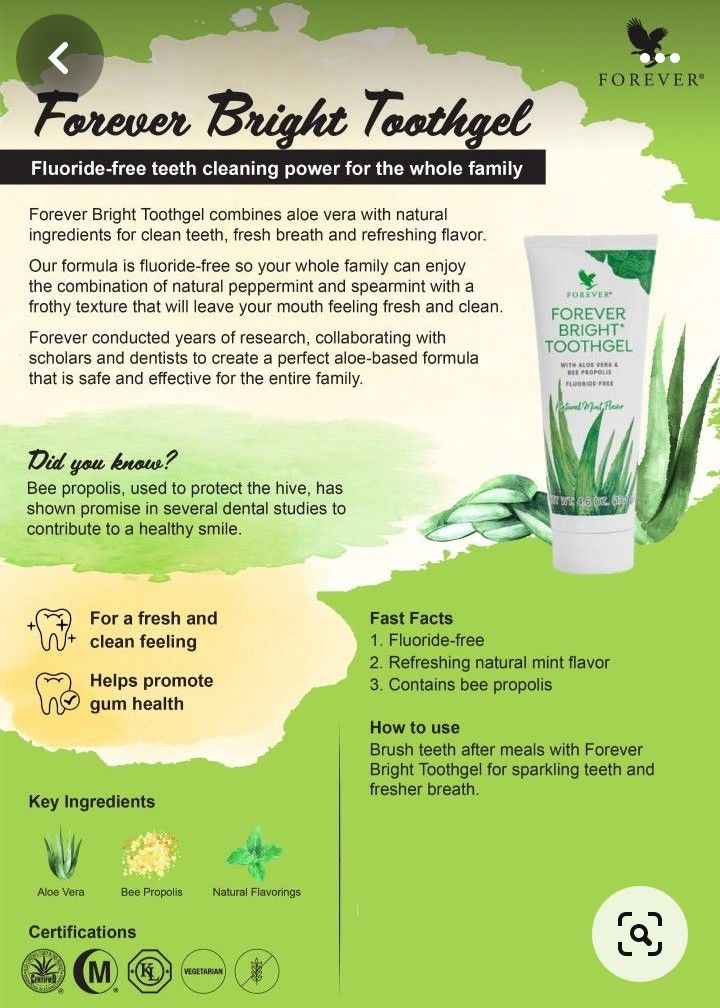 Forever Bright Toothgel 