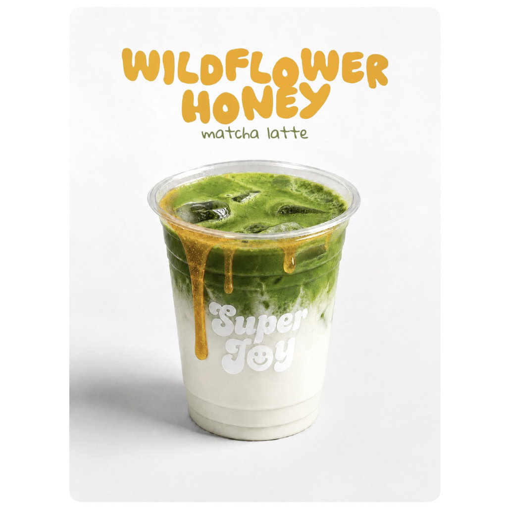 Wildflower Honey Matcha Latte
