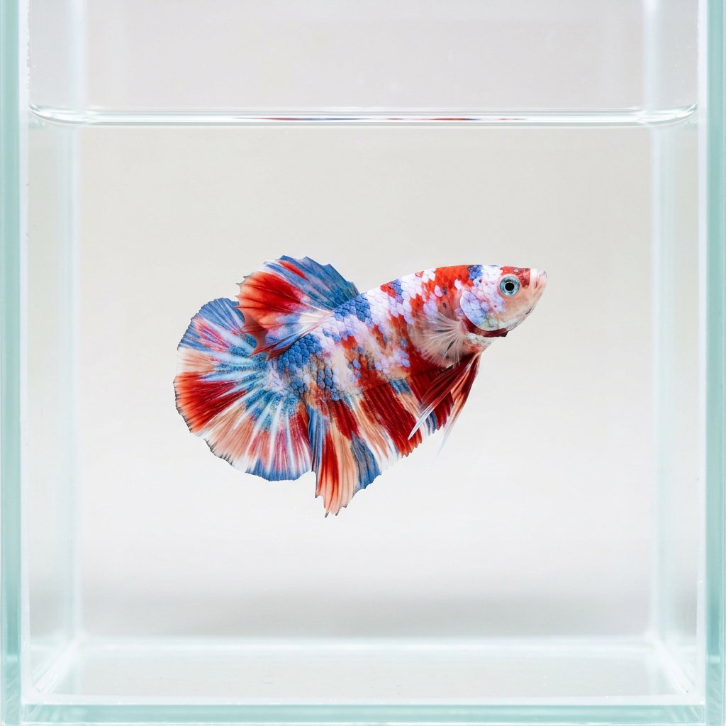 BETTA MALE HALFMOON PLAKAT KOI