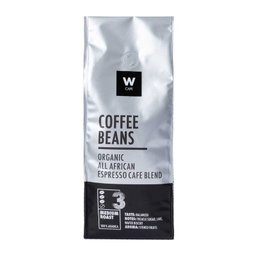 Woolies WCafe Organic All African Espresso Cafe Blend Beans 500 g
