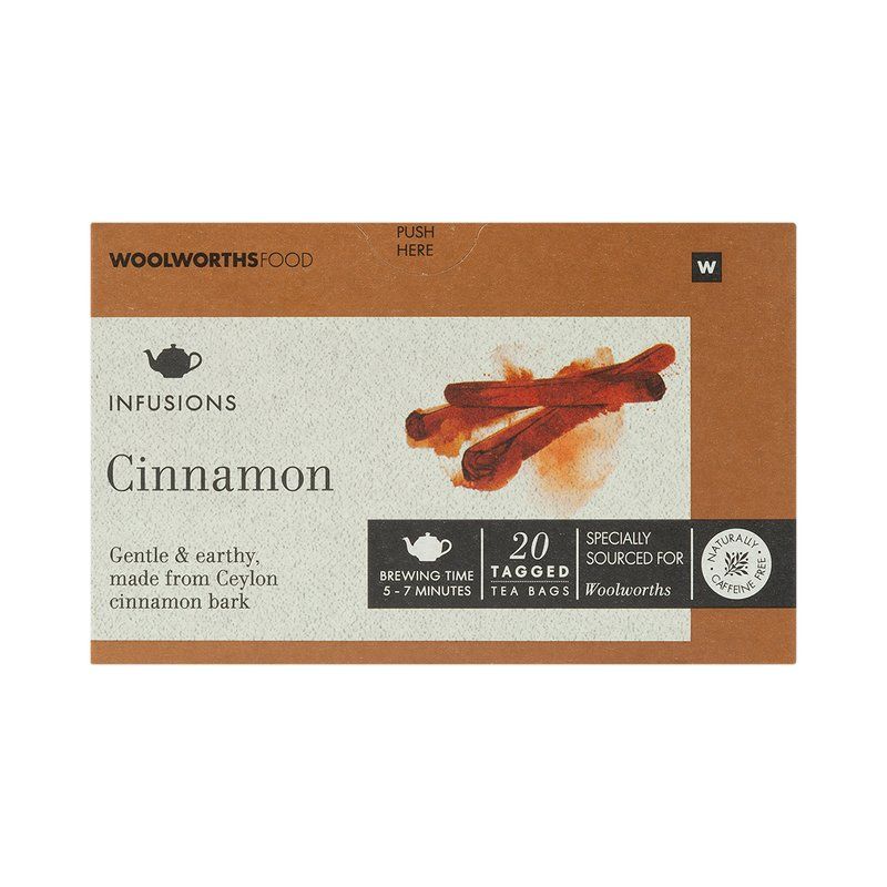 Woolies Cinnamon Infusions Tea Bags 20 pk