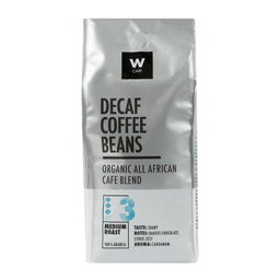 Woolies WCafe Organic Decaf Espresso Cafe Blend Beans 500 g