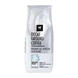 Woolies WCafe Organic Decaf Cafe Blend Ground Coffee 250 g