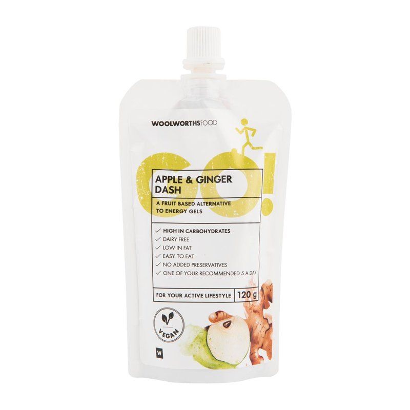 Woolies GO! Apple and Ginger Dash 120 g