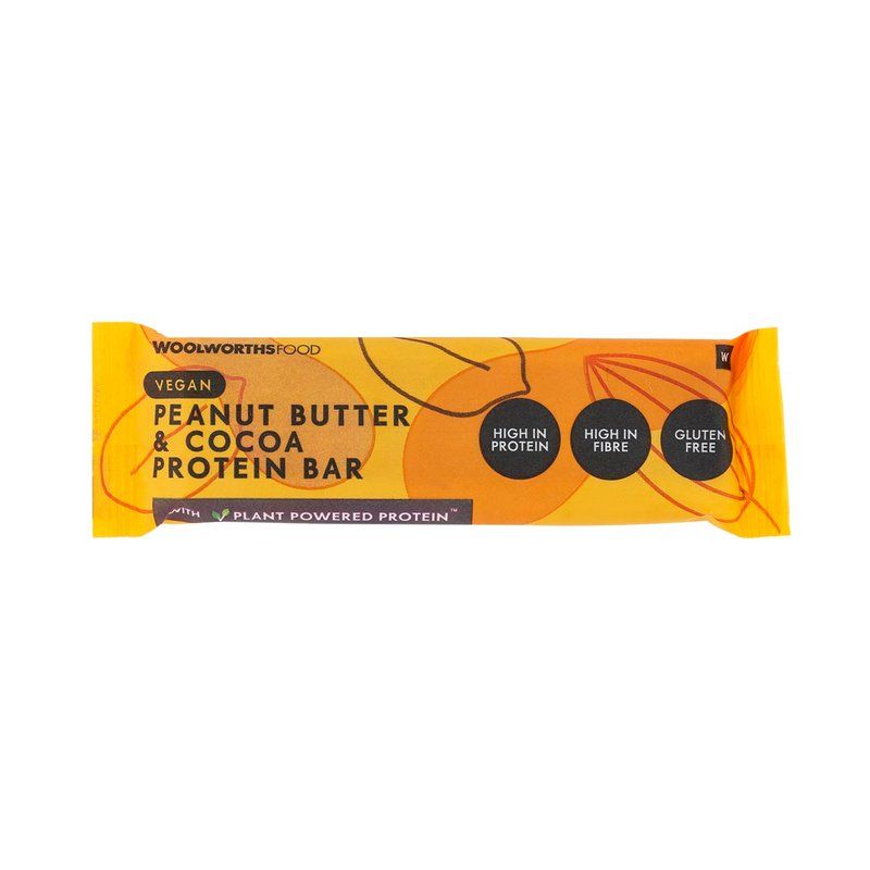 Woolies Peanut Butter and Cocoa Protein Bar 40 g_0