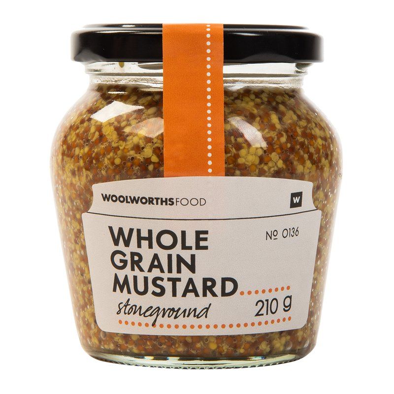 Woolies Whole Grain Mustard 210 g_0