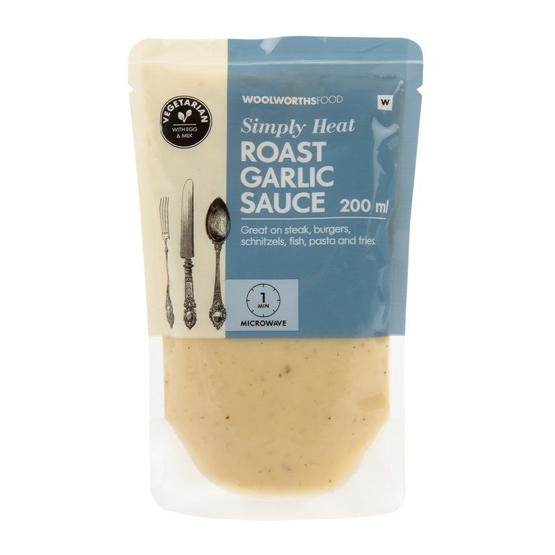 Woolies Roast Garlic Sauce 200 ml