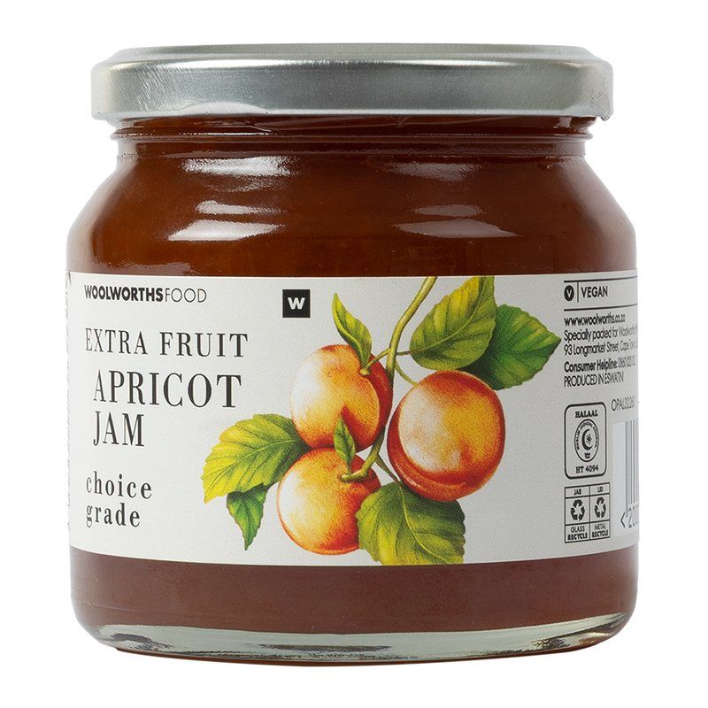 Woolies Apricot Jam with Extra Fruit 340 g_0