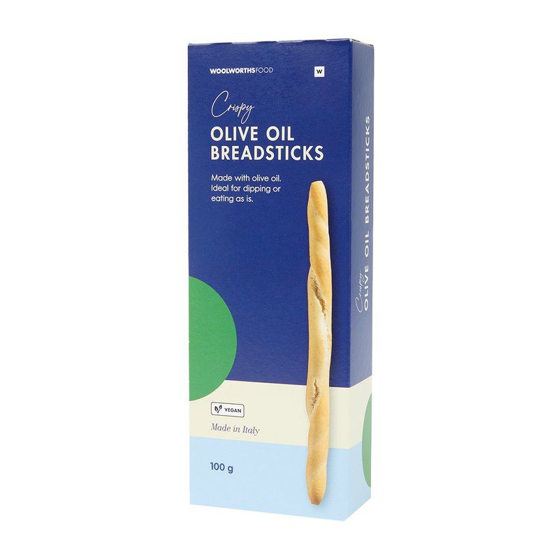 Woolies Olive Oil Breadsticks 100 g_0