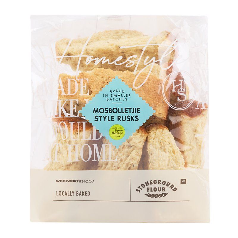 Woolies Mosbolletjie Style Rusks 350 g