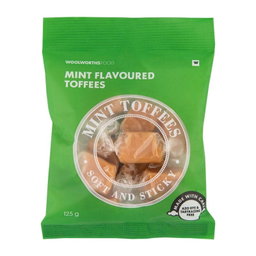 Woolies Mint Flavoured Toffees 125 g