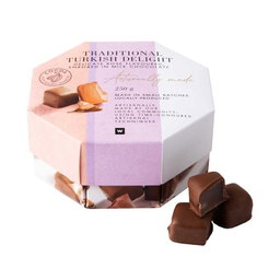 Woolies Turkish Delight in Milk Chocolate 250 g