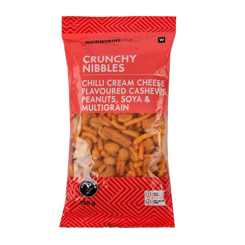 Woolies Chilli Cream Cheese Crunchy Nut Nibbles 150 g