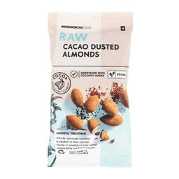 Woolies Raw Cacao Dusted Almonds 40 g