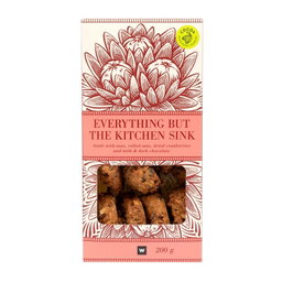 Woolies Everything But The Kitchen Sink Chunky Oats Cookies 200 g