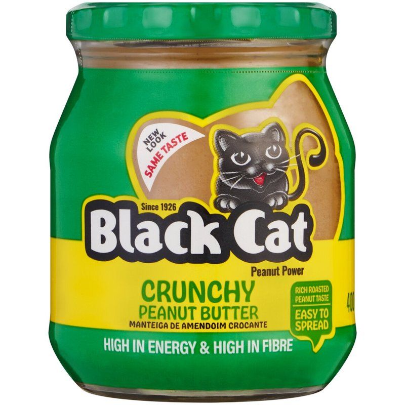 Black Cat Crunchy Peanut Butter 400 g
