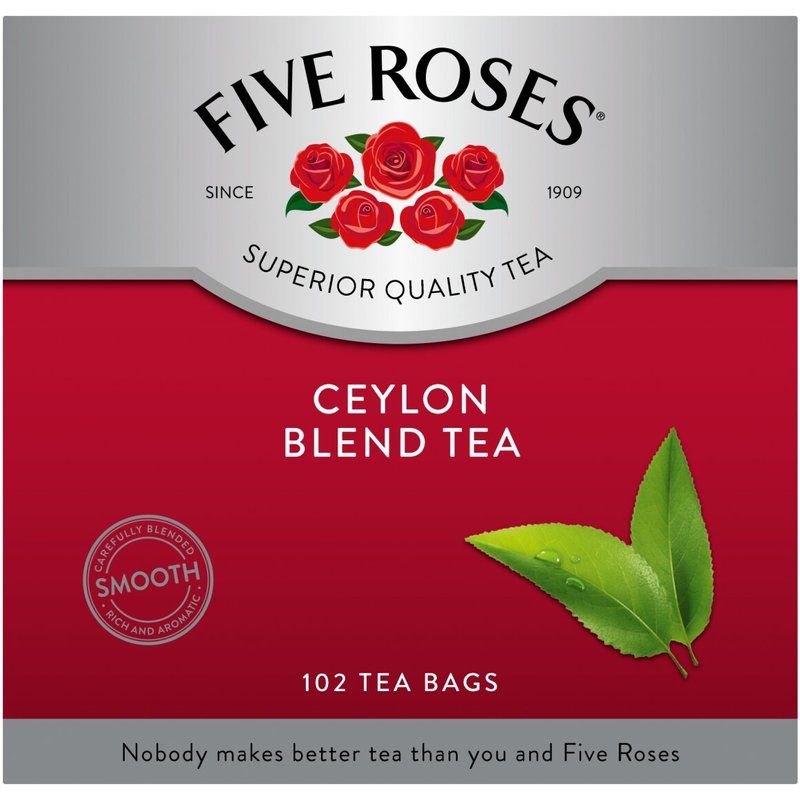 Five Roses Smooth Ceylon Tea 102 Teabags_0