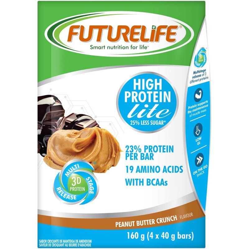 Futurelife High Protein Lite Peanut Butter Crunch Bars 4 x 40 g_0