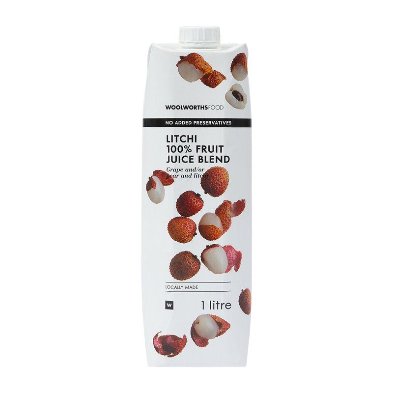 Woolies 100% Litchi Fruit Juice Blend 1 L
