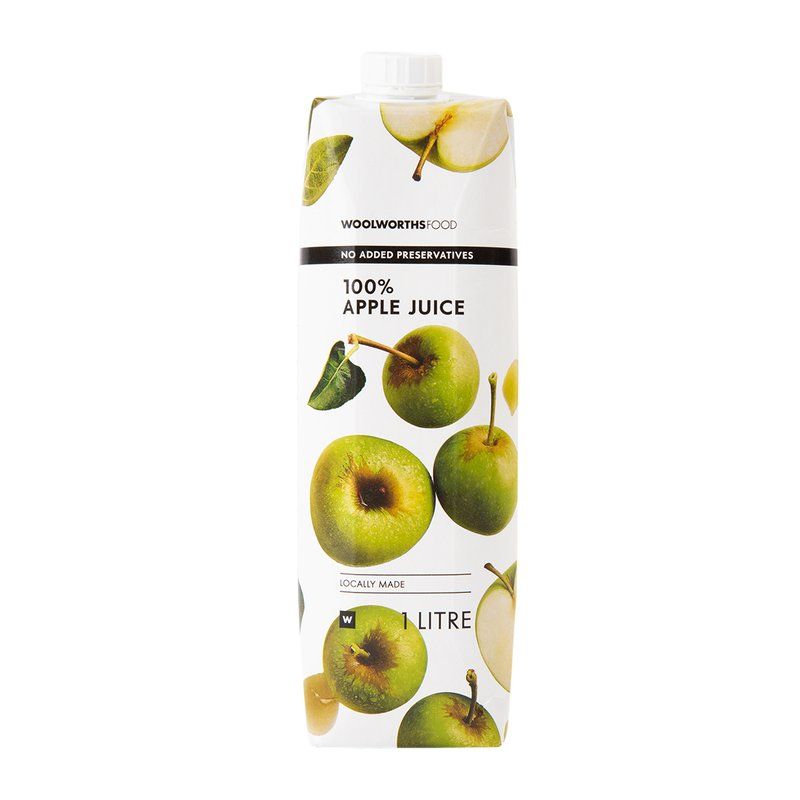 Woolies 100% Apple Fruit Juice 1 L_0