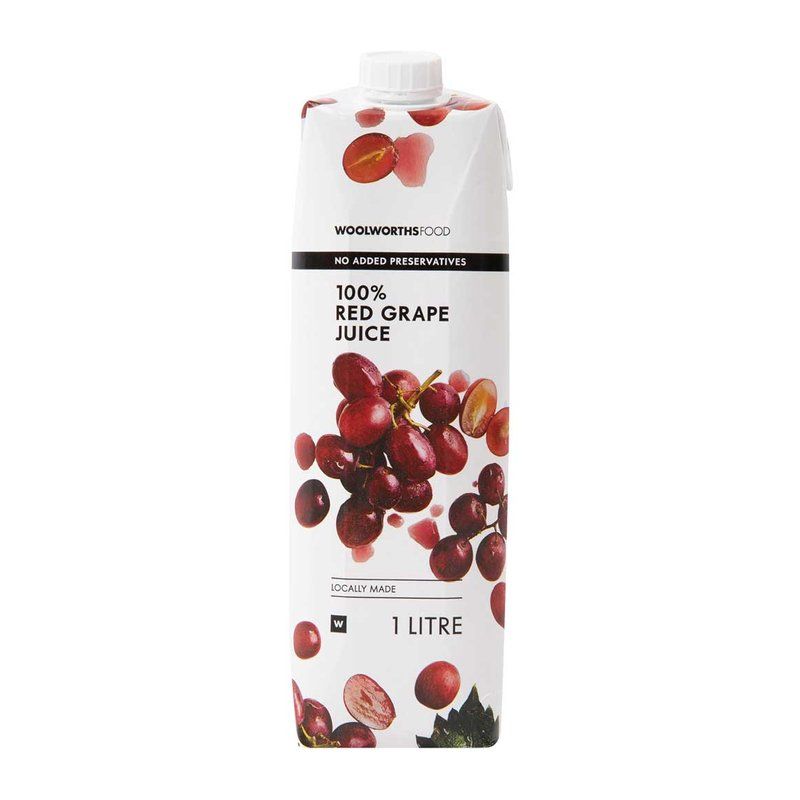 Woolies 100% Red Grape Juice 1 L_0