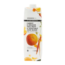 Woolies 100% Carrot and Orange Juice Blend 1 L