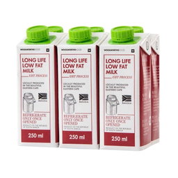 Woolies Long Life Low Fat Milk 6 x 250 ml