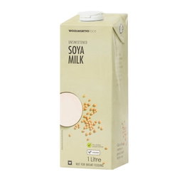 Woolies Unsweetened Soya Milk 6 x 1 L