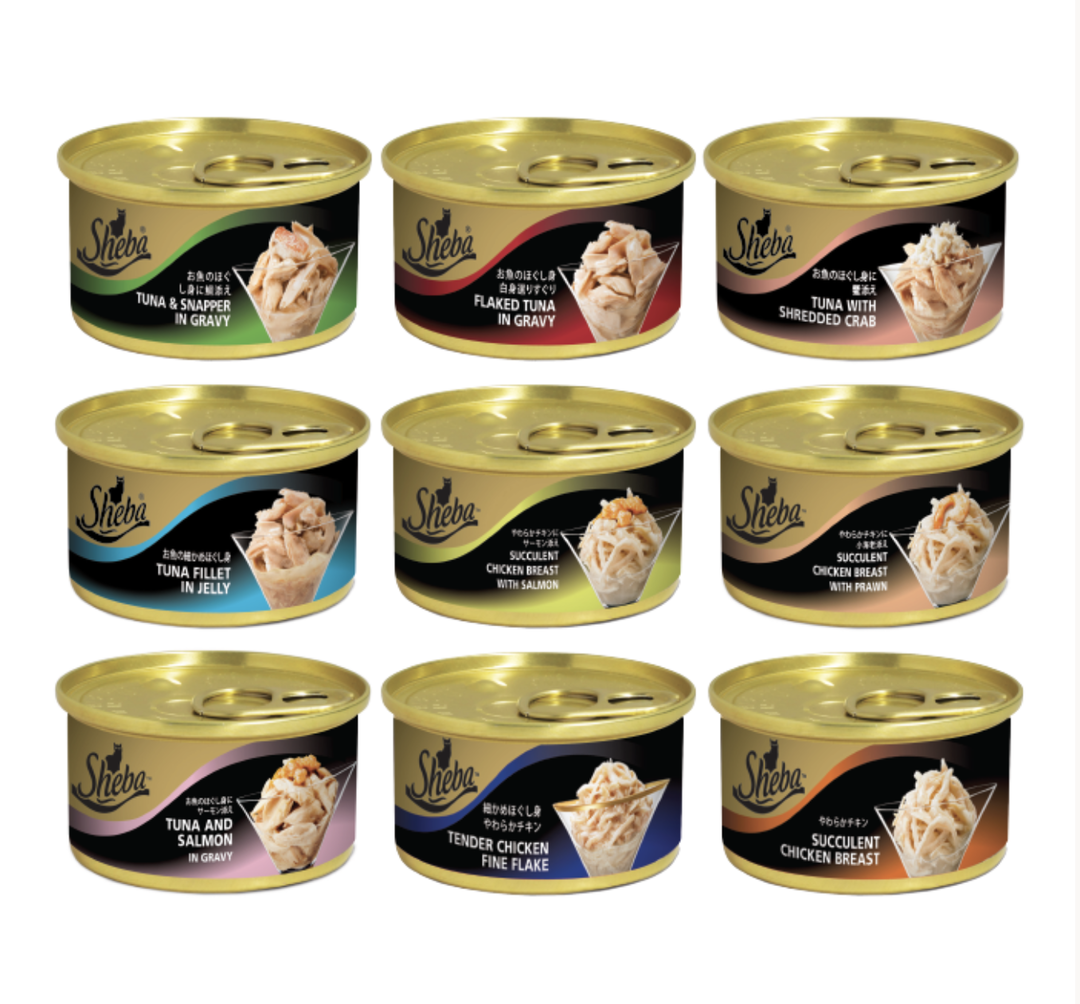 Sheba Wet Cat Food 85g | Premium Cat Food Pouch Malaysia