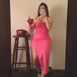 Vestido strapless