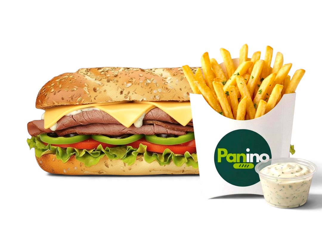 THE CENTRAL PARK • Sándwich de Roast Beef y Queso