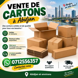 Carton d'emballage et déménagement