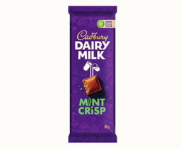 Cadbury dairy milk mint crispy chocolate 80g