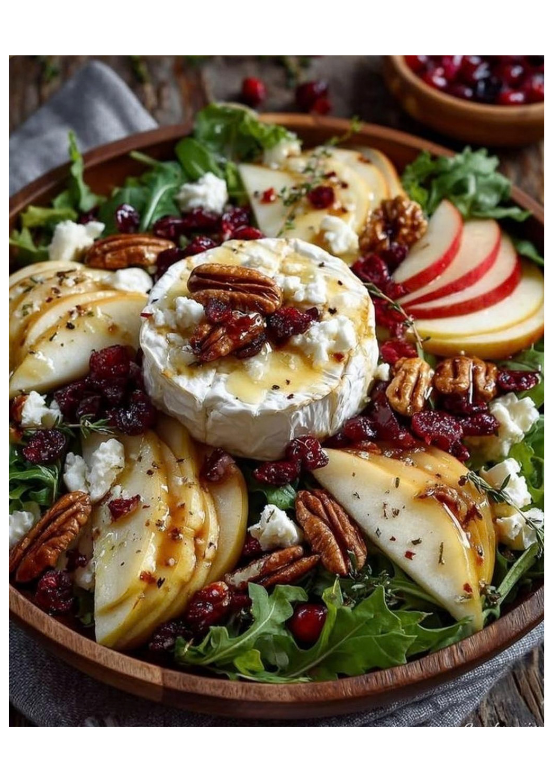 Baked Brie & Pear Salad