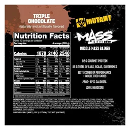 MUTANT MASS EXTREME 2500 6LBS CHOCO