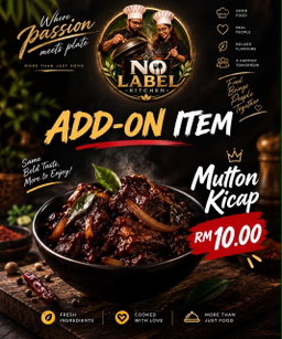 🍛ADD ON ITEM-MUTTON KICAP ONLY