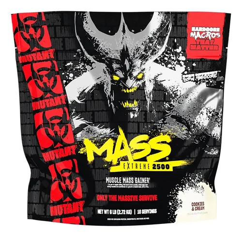 MUTANT MASS EXTREME 2500 6LBS COOKIES