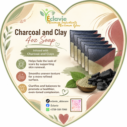 Charcoal & Clay 4oz Soap