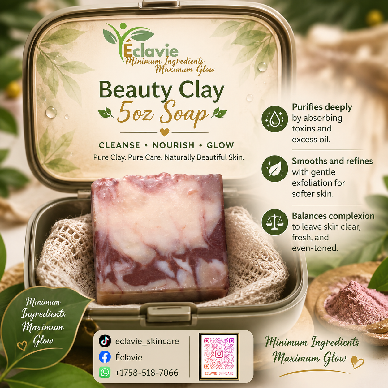 Beauty Clay 5oz Soap _0
