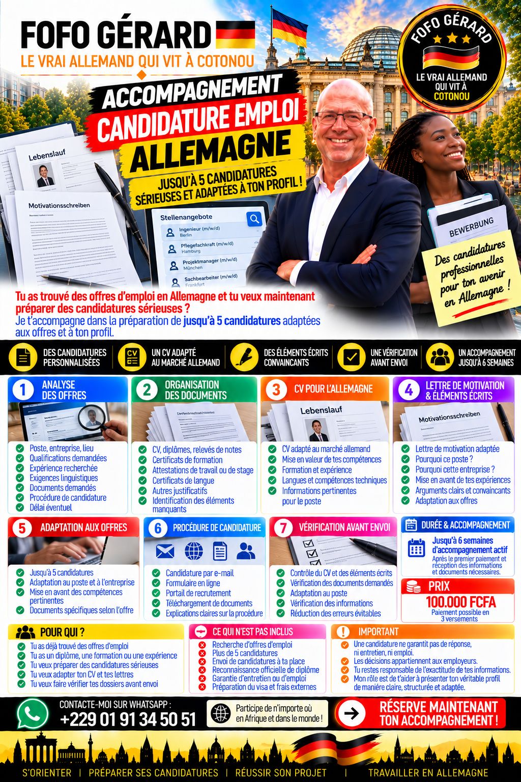 Accompagnement Candidature Emploi - Allemagne