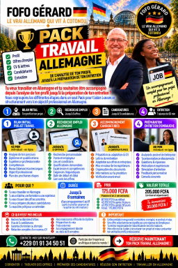 Pack Travail Allemagne
