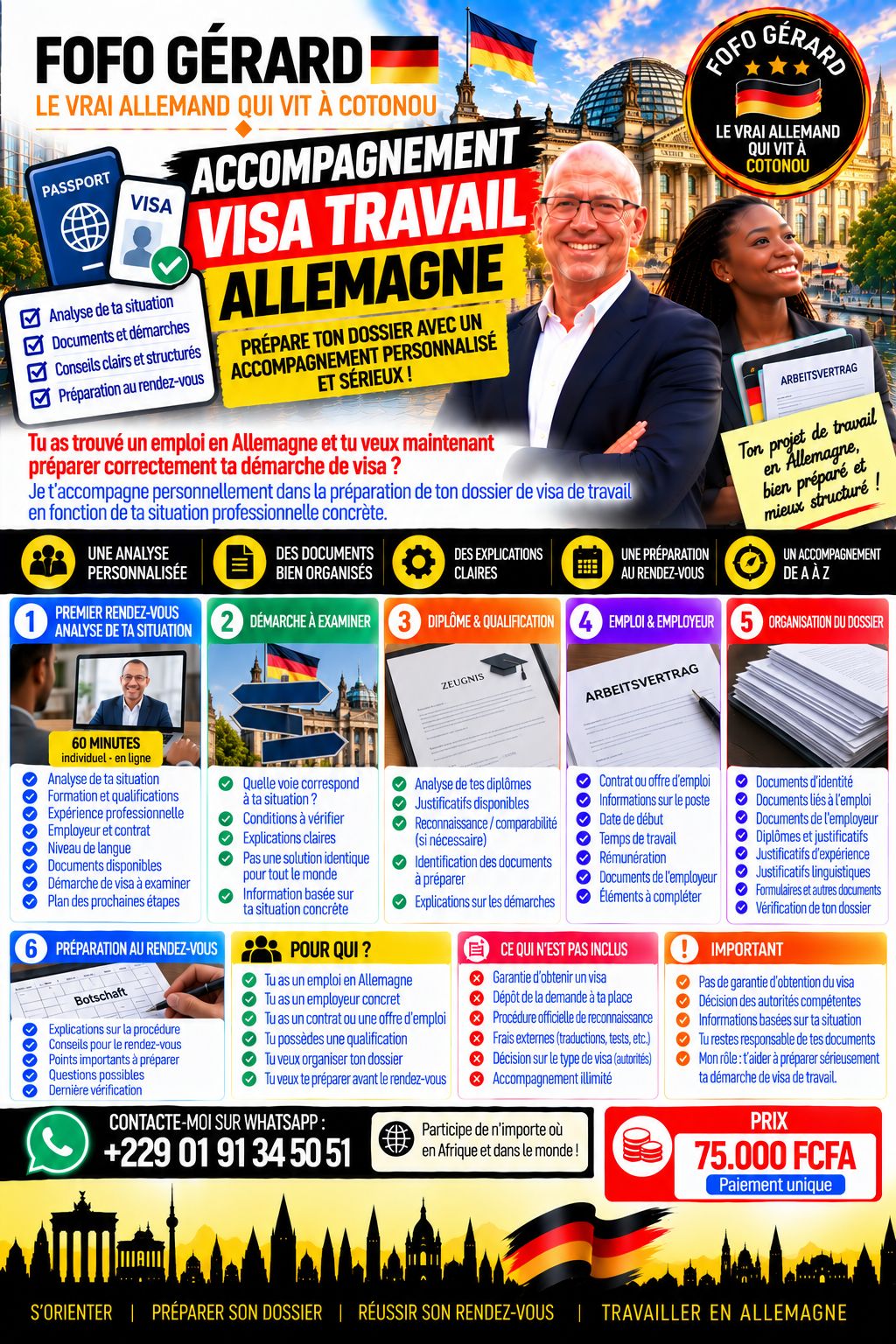 Accompagnement Visa Travail - Allemagne