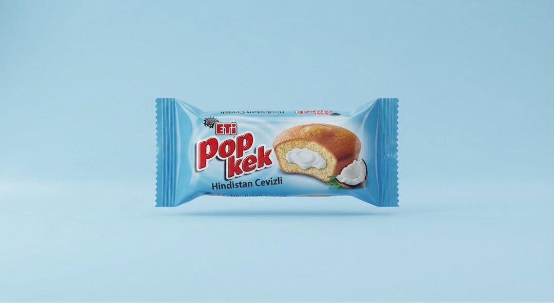 ETİ Popkek Hindistan Cevizli 60g - كيك بجوز الهند