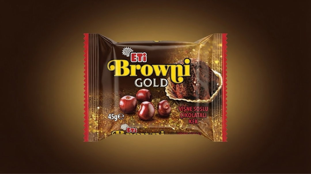 ETİ Browni Gold Vişne Soslu Çikolatalı Kek 45g